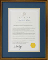 Certificate of degree