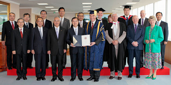 Jinggangshan University, China is honoring Dr. Ikeda