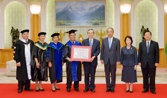 Kyrgyz Institute Honors SGI President