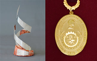 The Torch of Habich and commemorative medal
