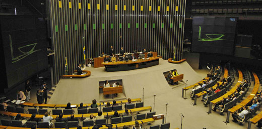 Brazil Chamber of Deputies assembly honoring Daisaku Ikeda at the National Congress in Brasilia (June 6, 2008)