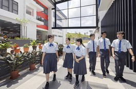 马来西亚创价国际学校的学生们（马来西亚，森美兰）