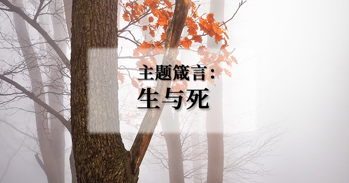 生与死 | 池田大作官方网站
