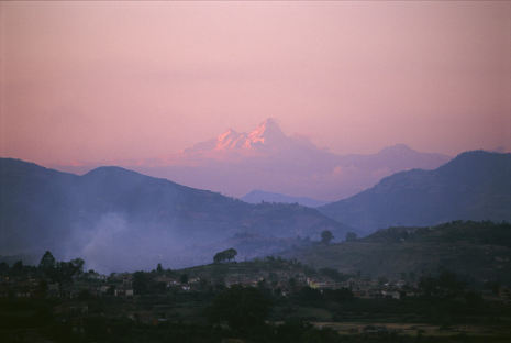 尼泊爾，喜馬拉雅山脈（1995年11月）